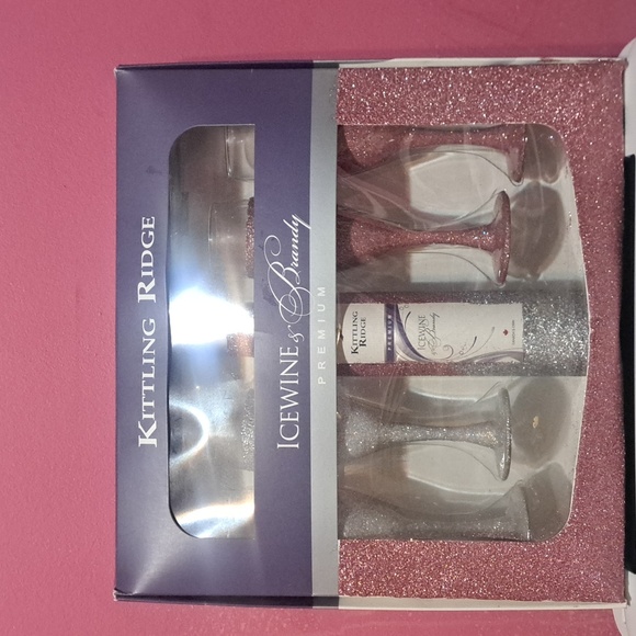 🍾Customize 4 piece Wine set with ice wine included sparkel this new year's - Picture 1 of 5